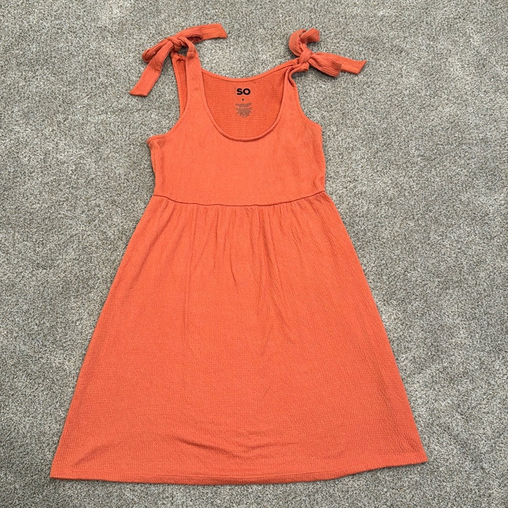 Tie Strap Babydoll Mini Dress